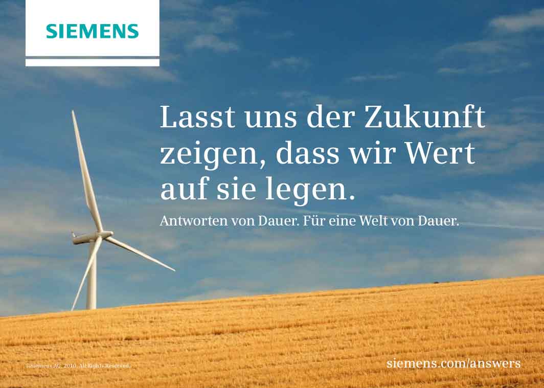 Siemens Pitch in German