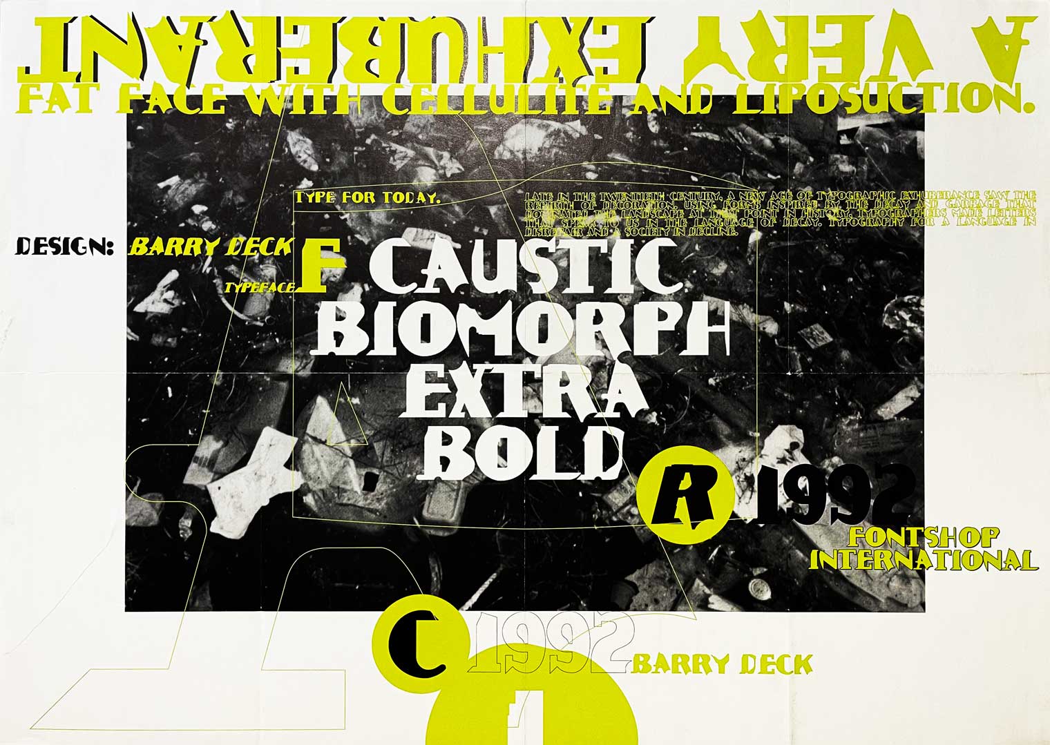 Caustic Biomorph Poster